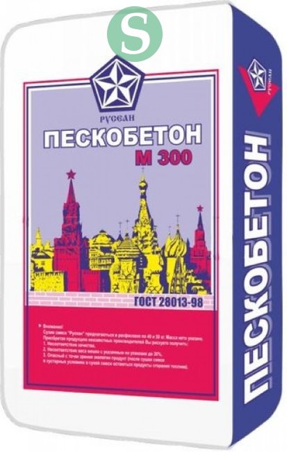 Пескобетон М-300 Русеан 40кг купить недорого в Москве на 41км МКАД