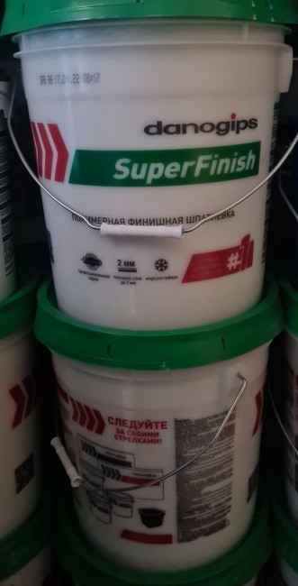 Шпатлевка универсальная Sheetrock SuperFinish 28 кг купить недорого в Москве на 41км МКАД
